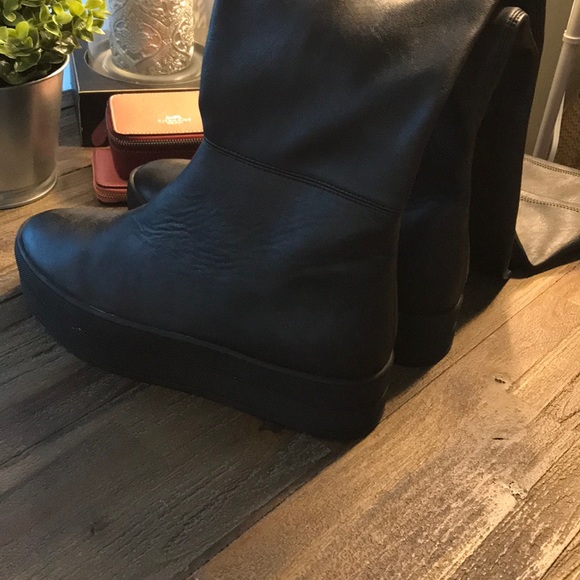 Lust for Life Platform OTK Vegan Leather Boots NWT - Picture 6 of 8